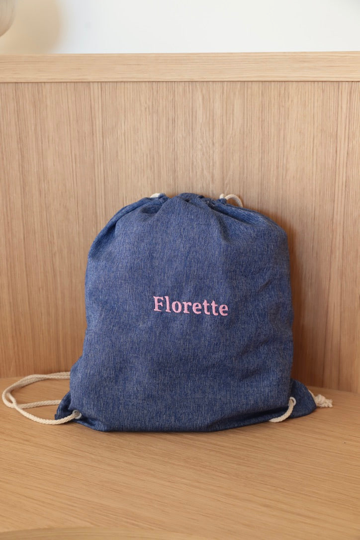 Sac à dos brodé