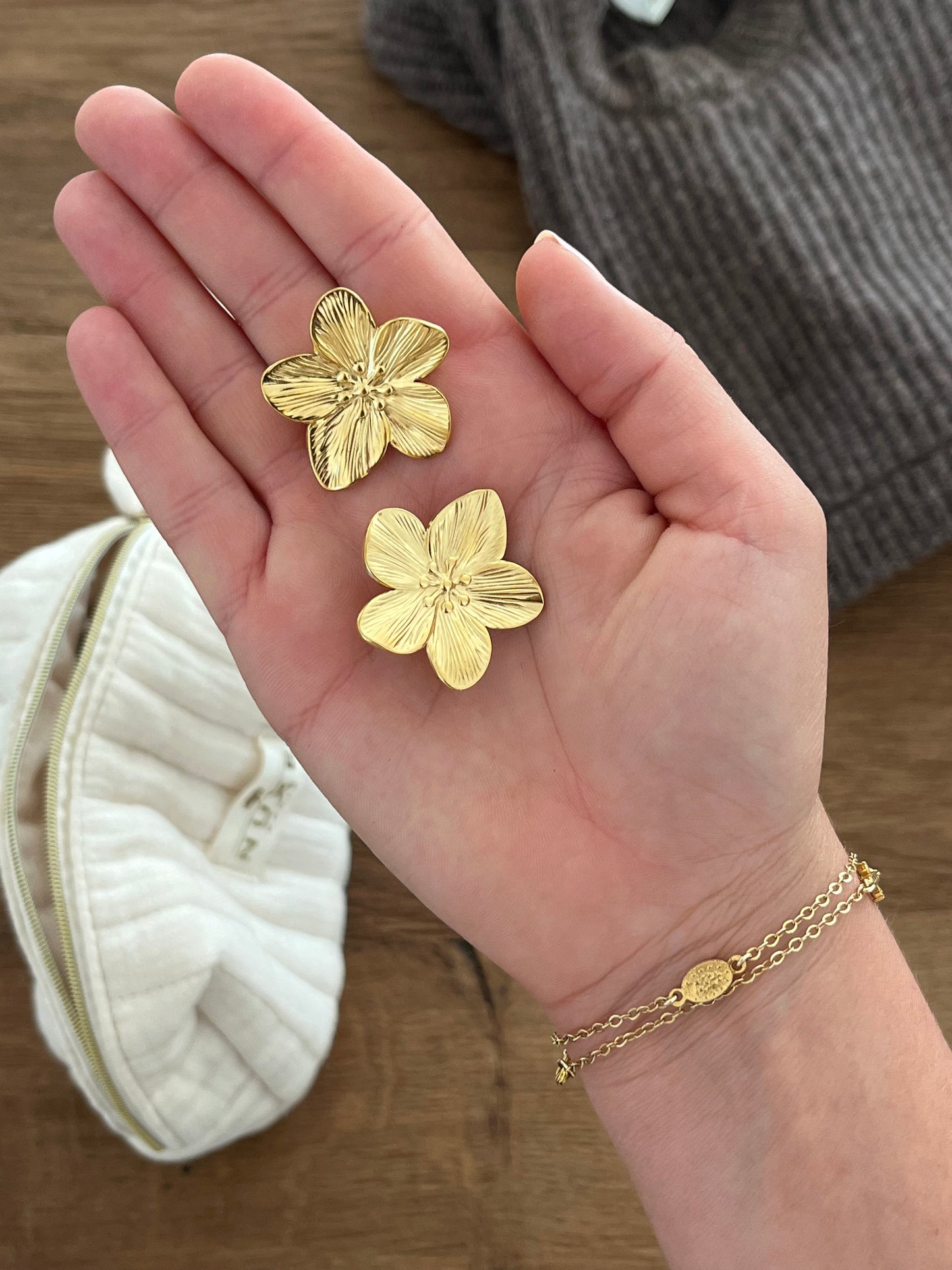 Proto boucles clip - Fleur