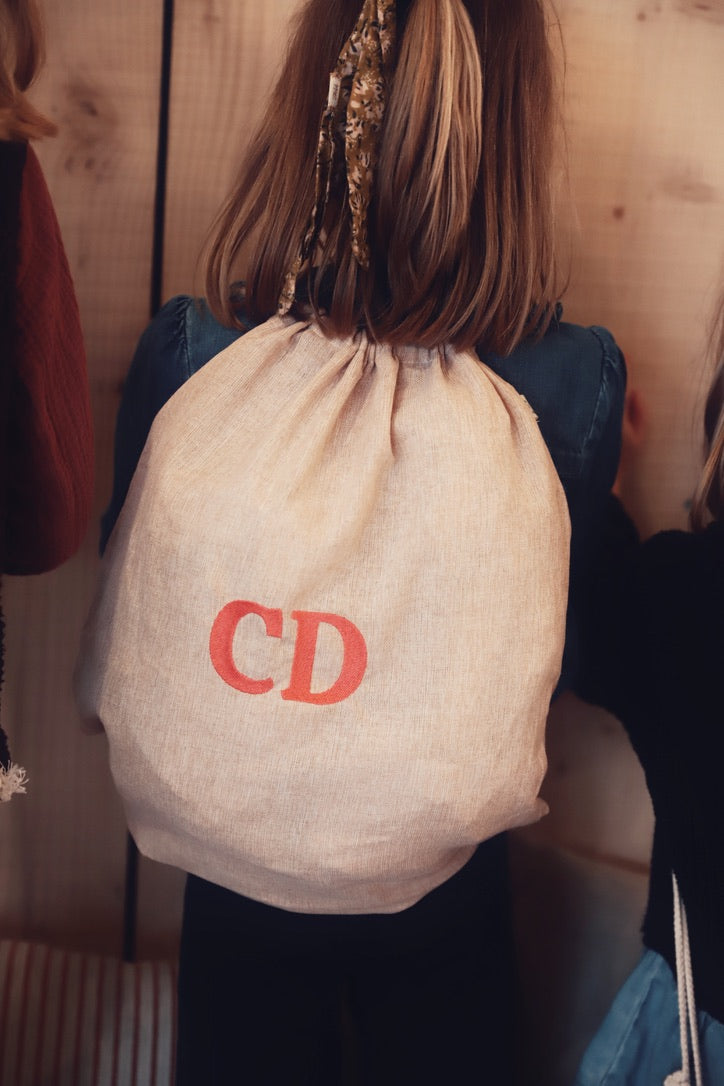 Sac à dos brodé