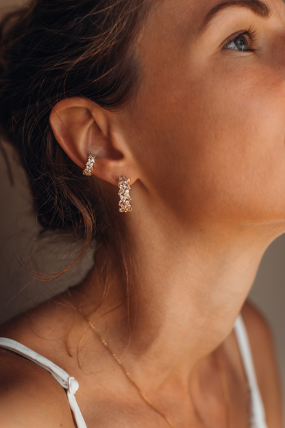 Boucles Bérénice + Earcuff Nadège