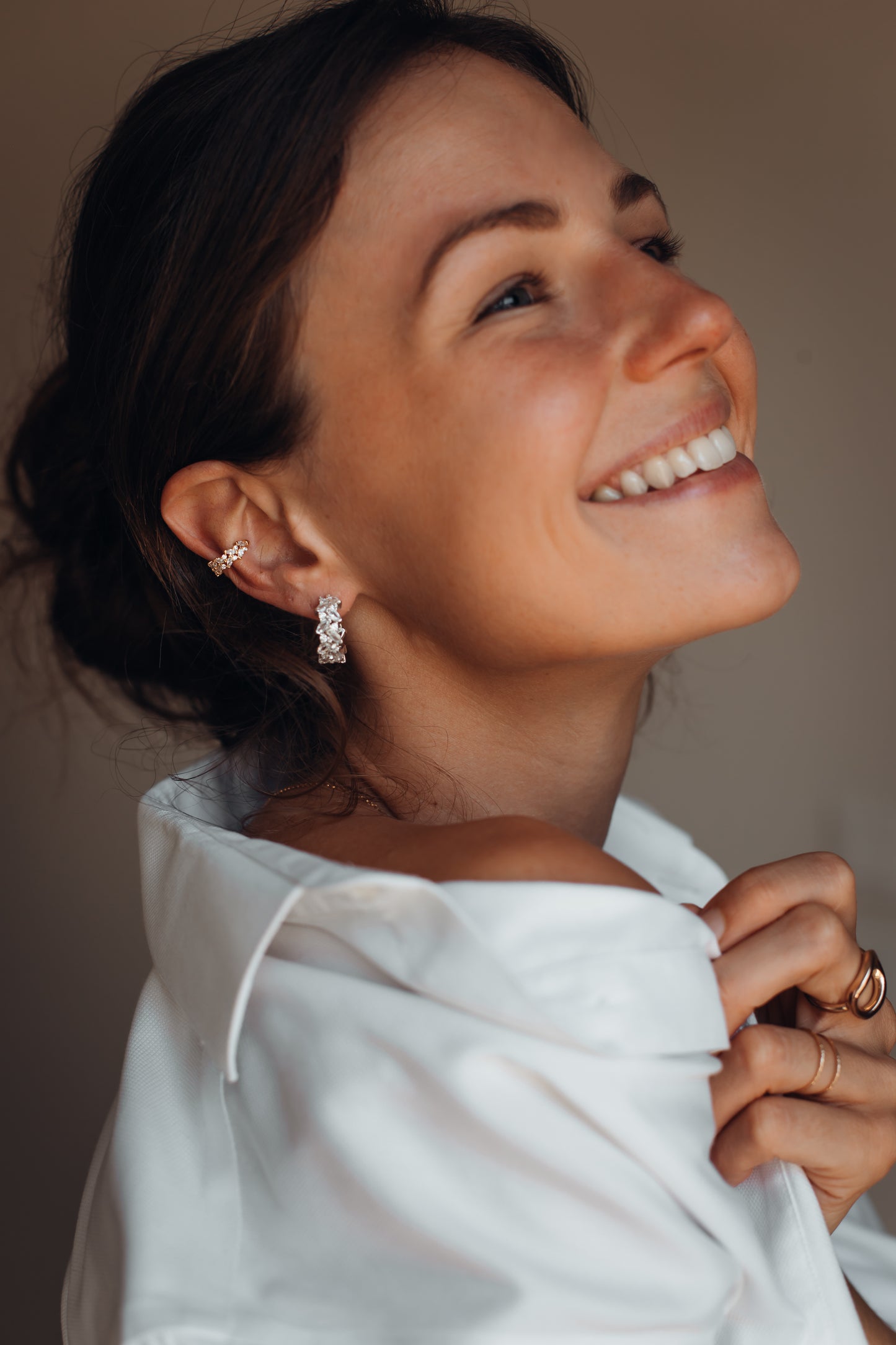 Boucles Bérénice + Earcuff Nadège