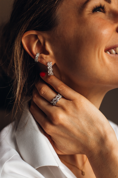 Boucles Bérénice + Earcuff Nadège