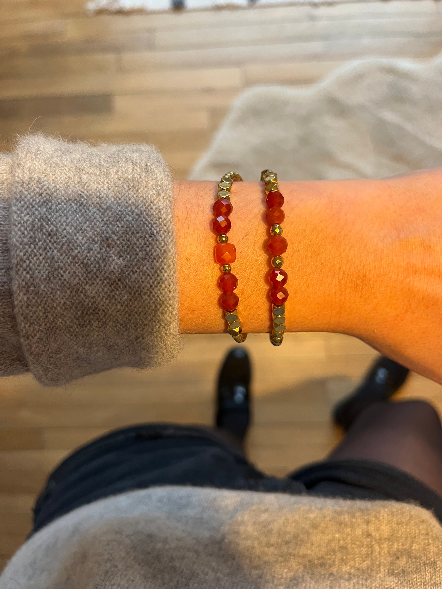 Vente privée - Bracelet bordeaux