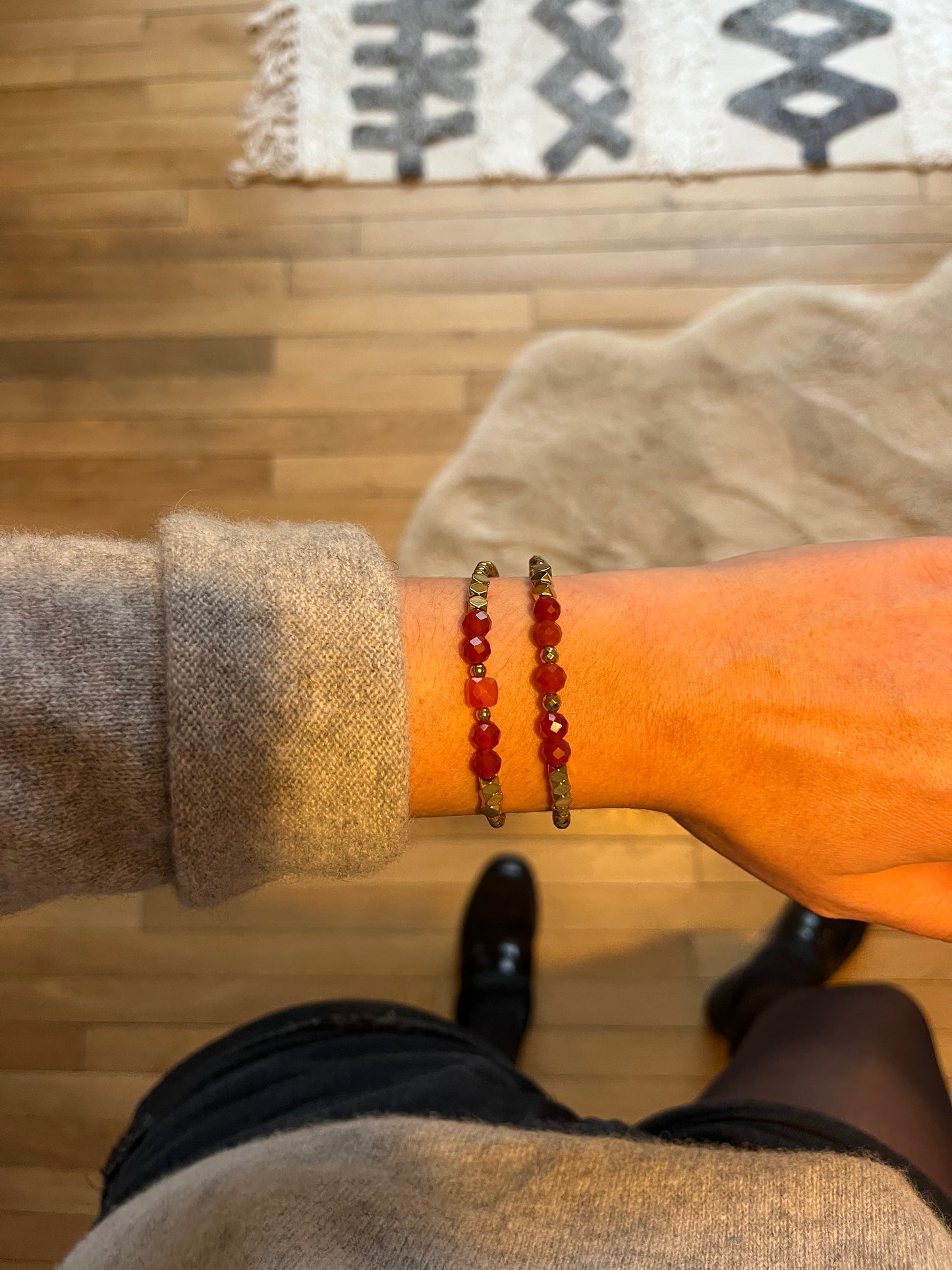 Vente privée - Bracelet bordeaux