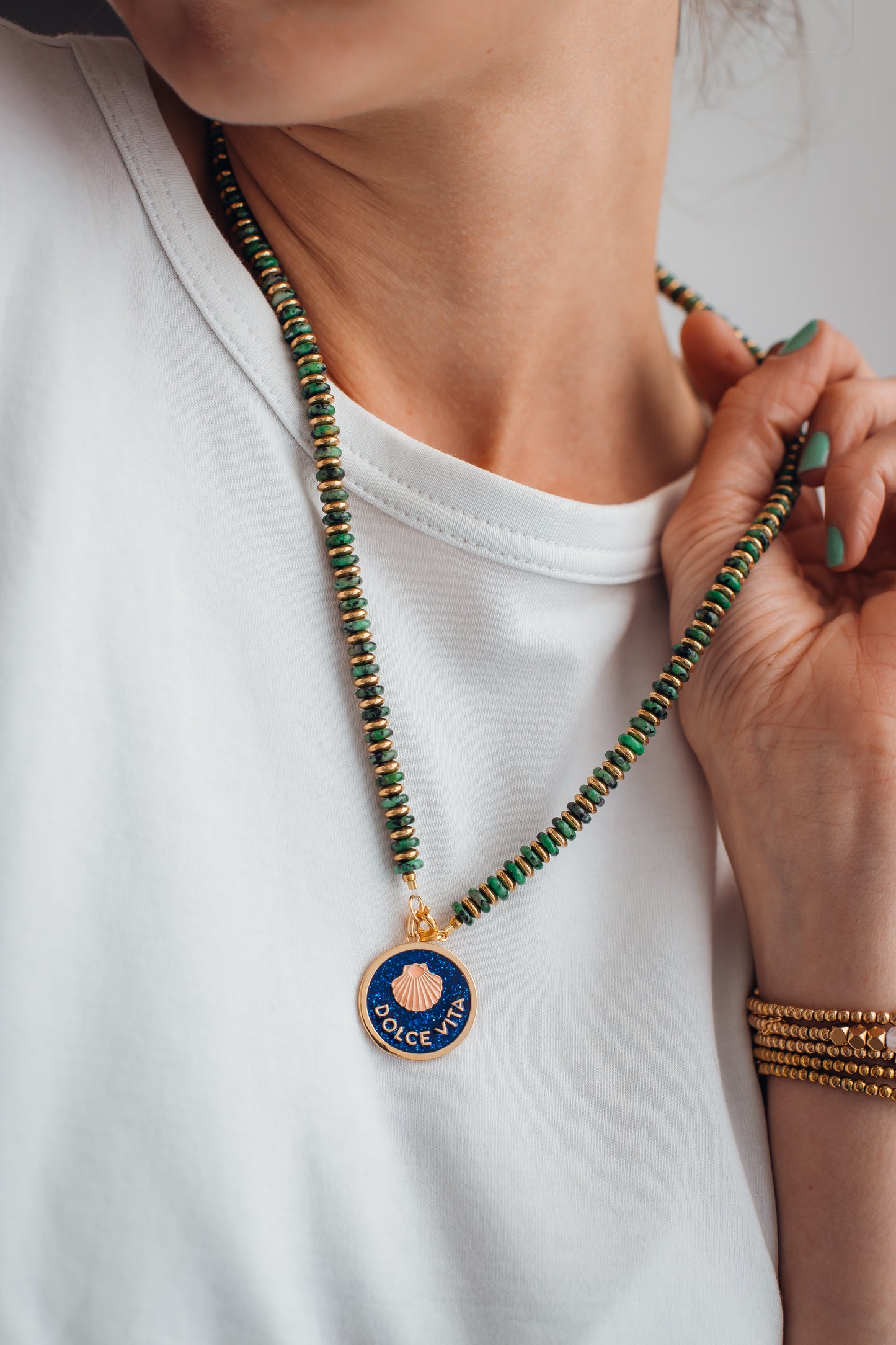 Collier Ulysse avec médaillon