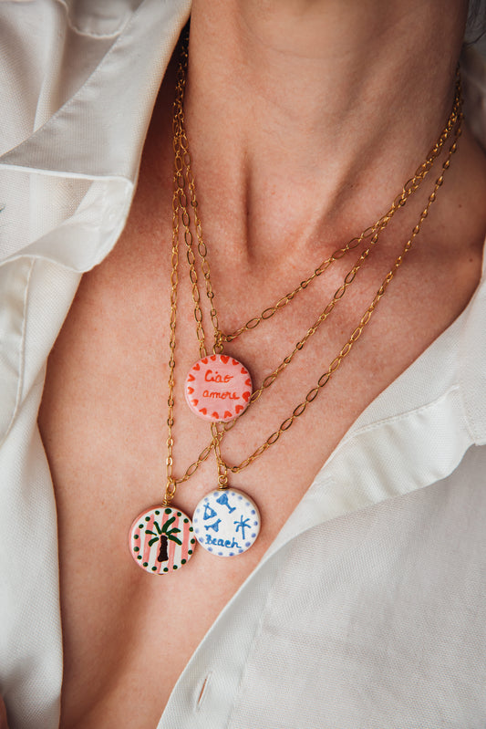 Médaillon céramique