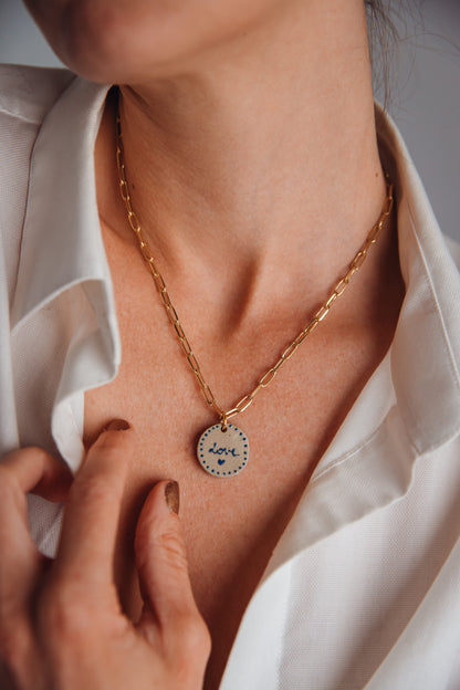 Médaillon céramique