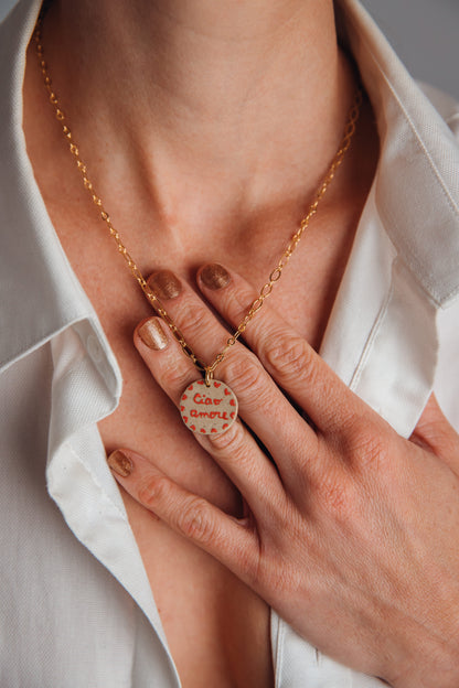 Médaillon céramique