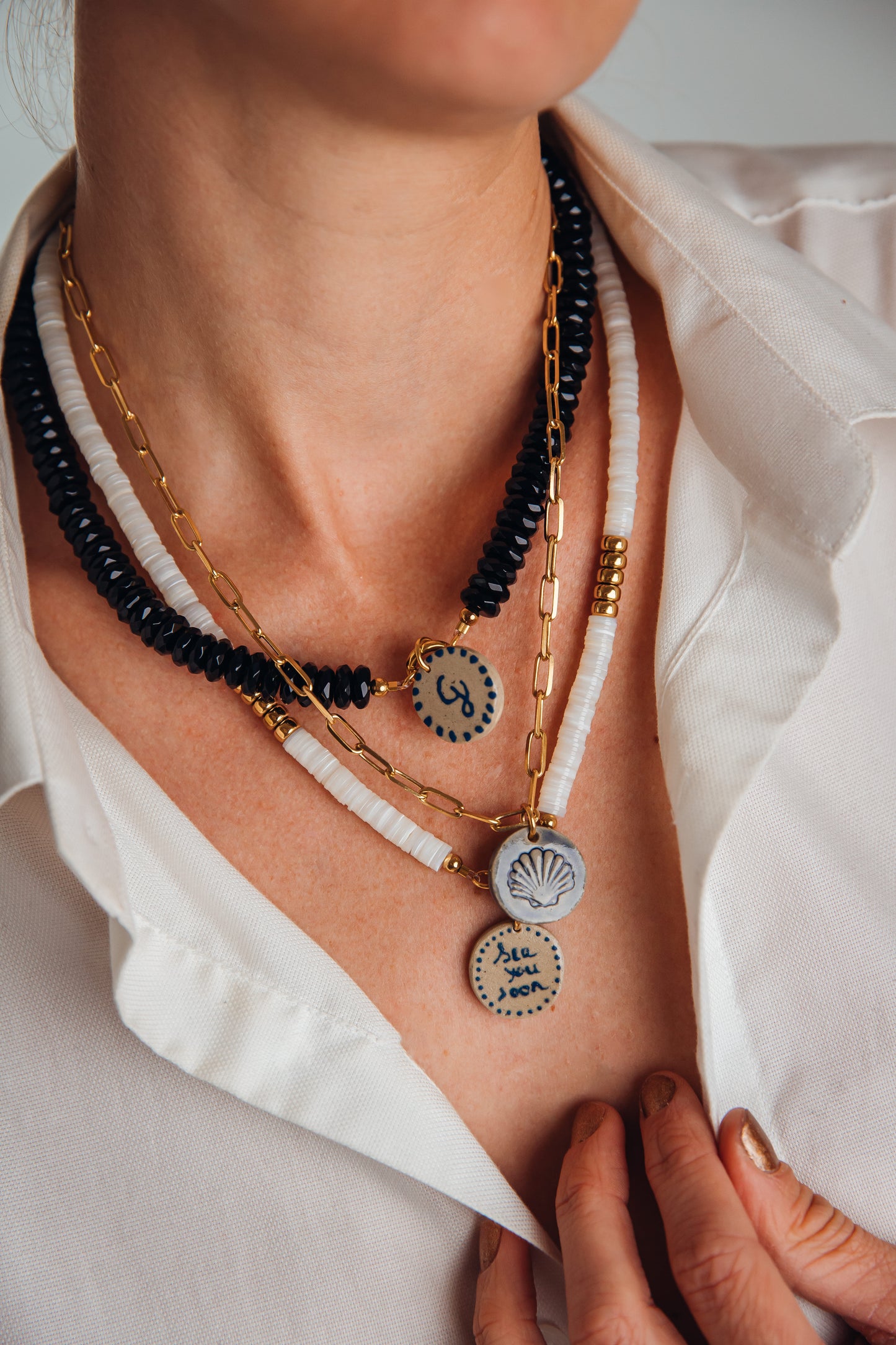 Médaillon céramique