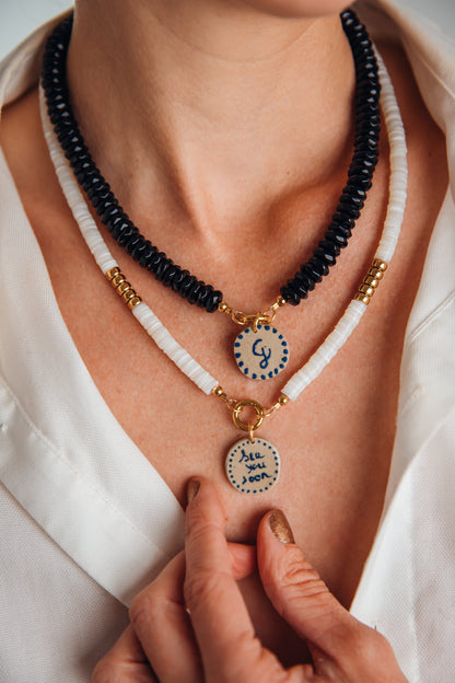 Médaillon céramique