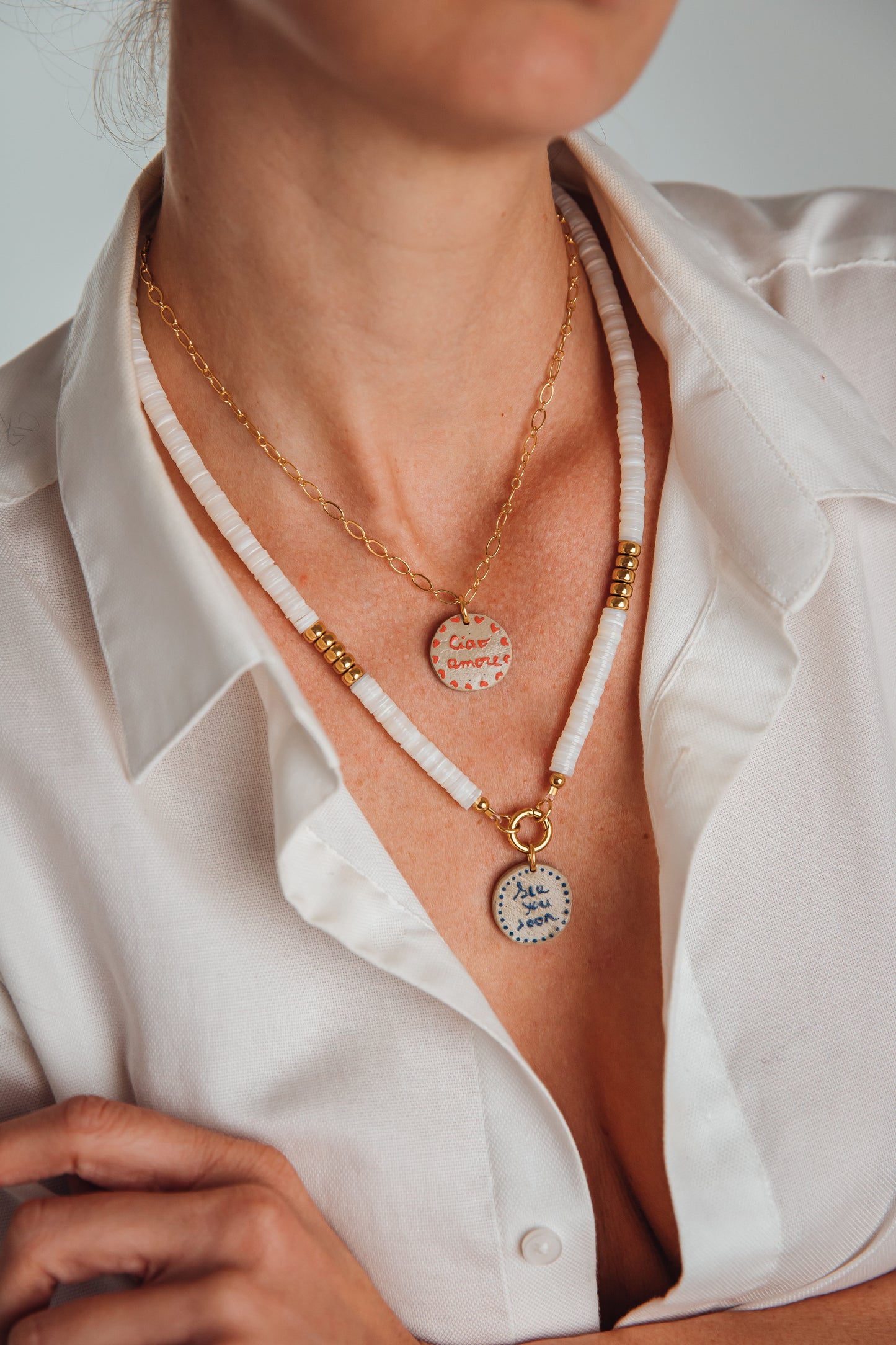 Médaillon céramique