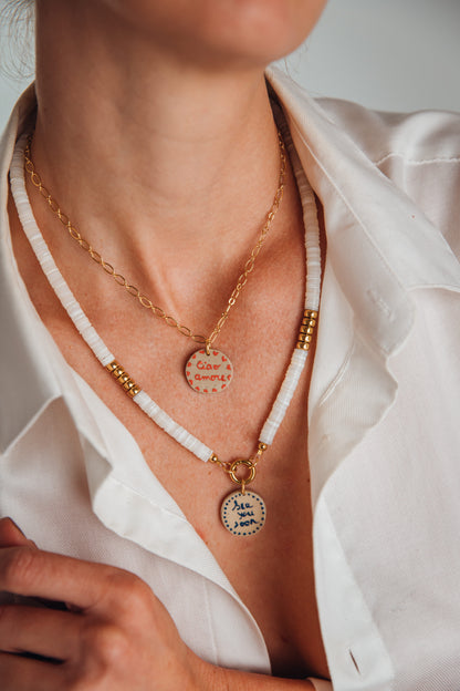 Pack : collier & médaillon