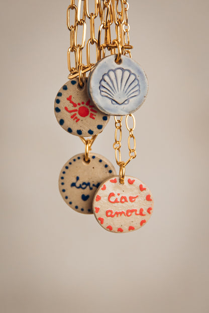 Médaillon céramique