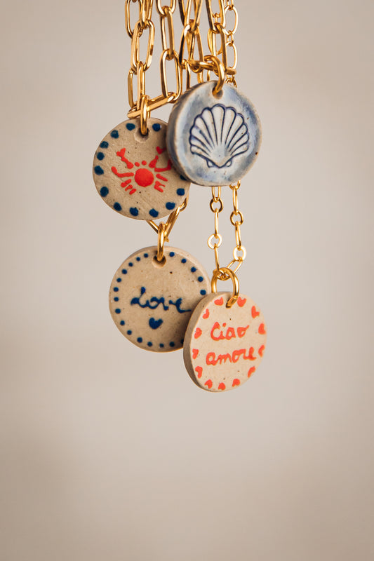 Médaillon céramique