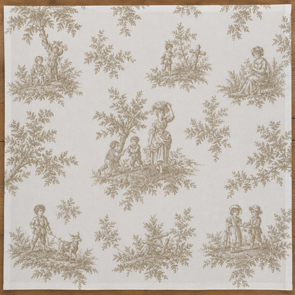 Serviettes IBIZA brodées - Lot de 4