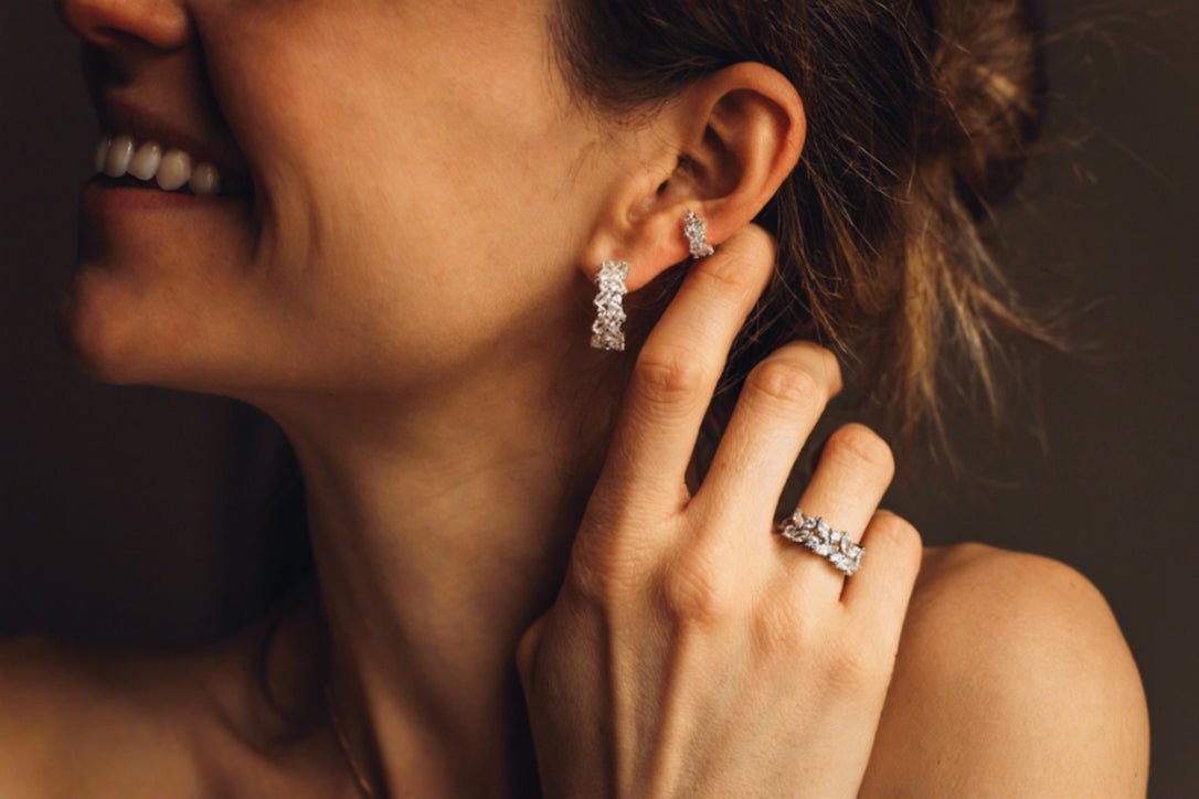 Boucles Bérénice + Earcuff Nadège - LPC