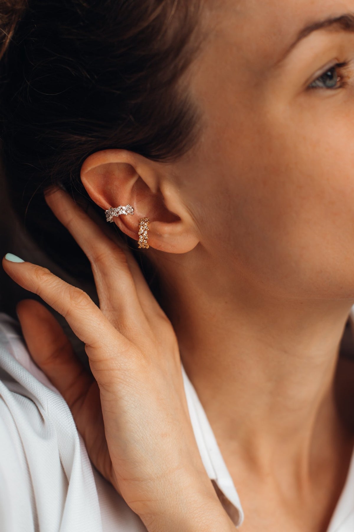 Boucles Bérénice + Earcuff Nadège - LPC