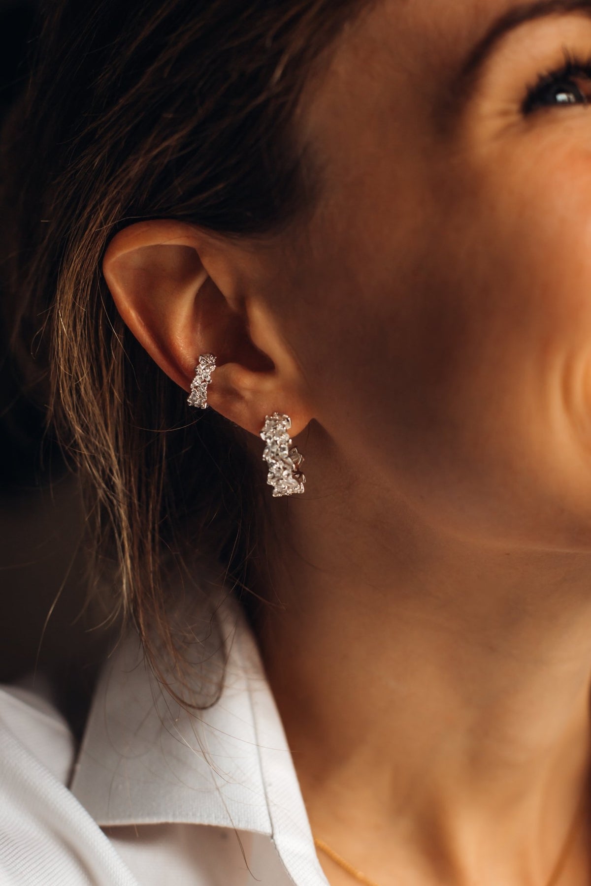 Boucles Bérénice + Earcuff Nadège - LPC