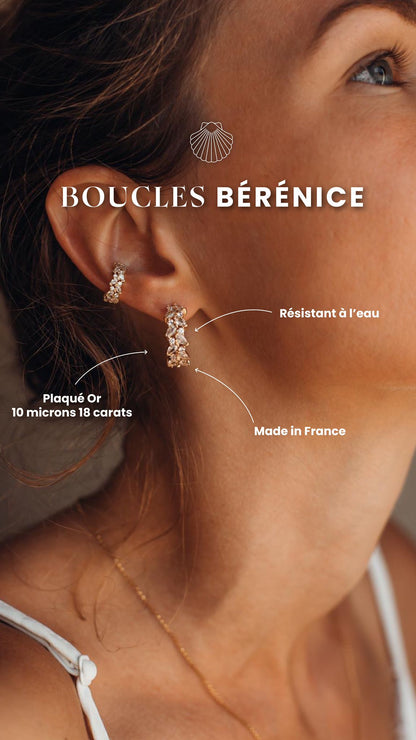 Boucles Bérénice + Earcuff Nadège - LPC