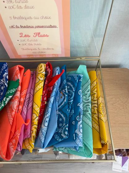 Bandana brodé personnalisé