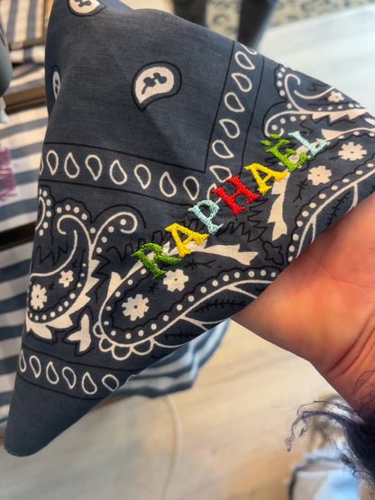 Bandana brodé personnalisé