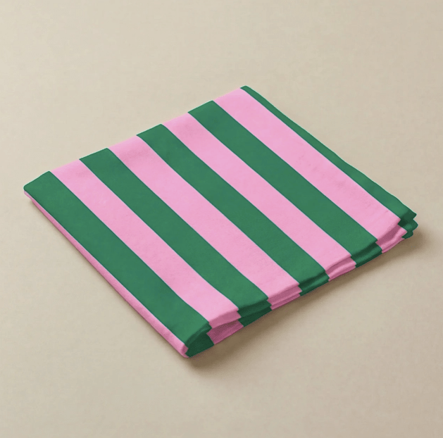 Serviettes IBIZA brodées personnalisables - Lot de 6