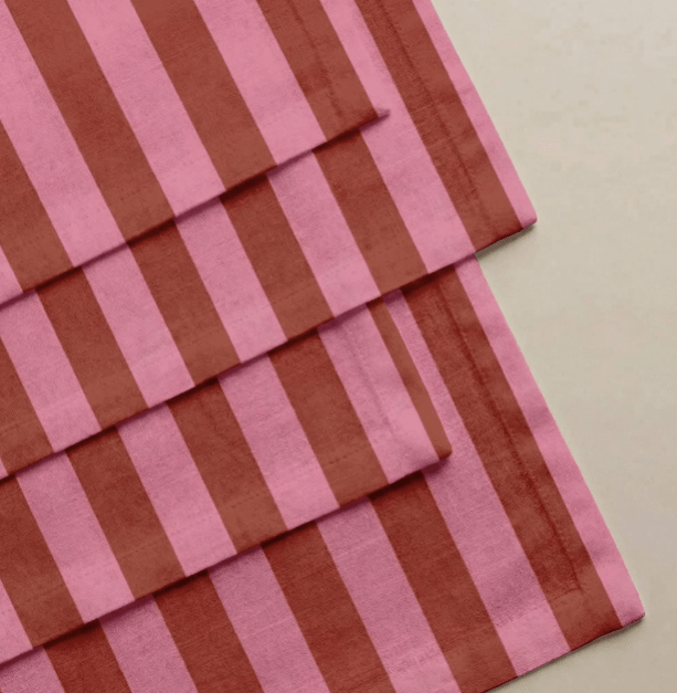 Serviettes IBIZA brodées personnalisables - Lot de 6