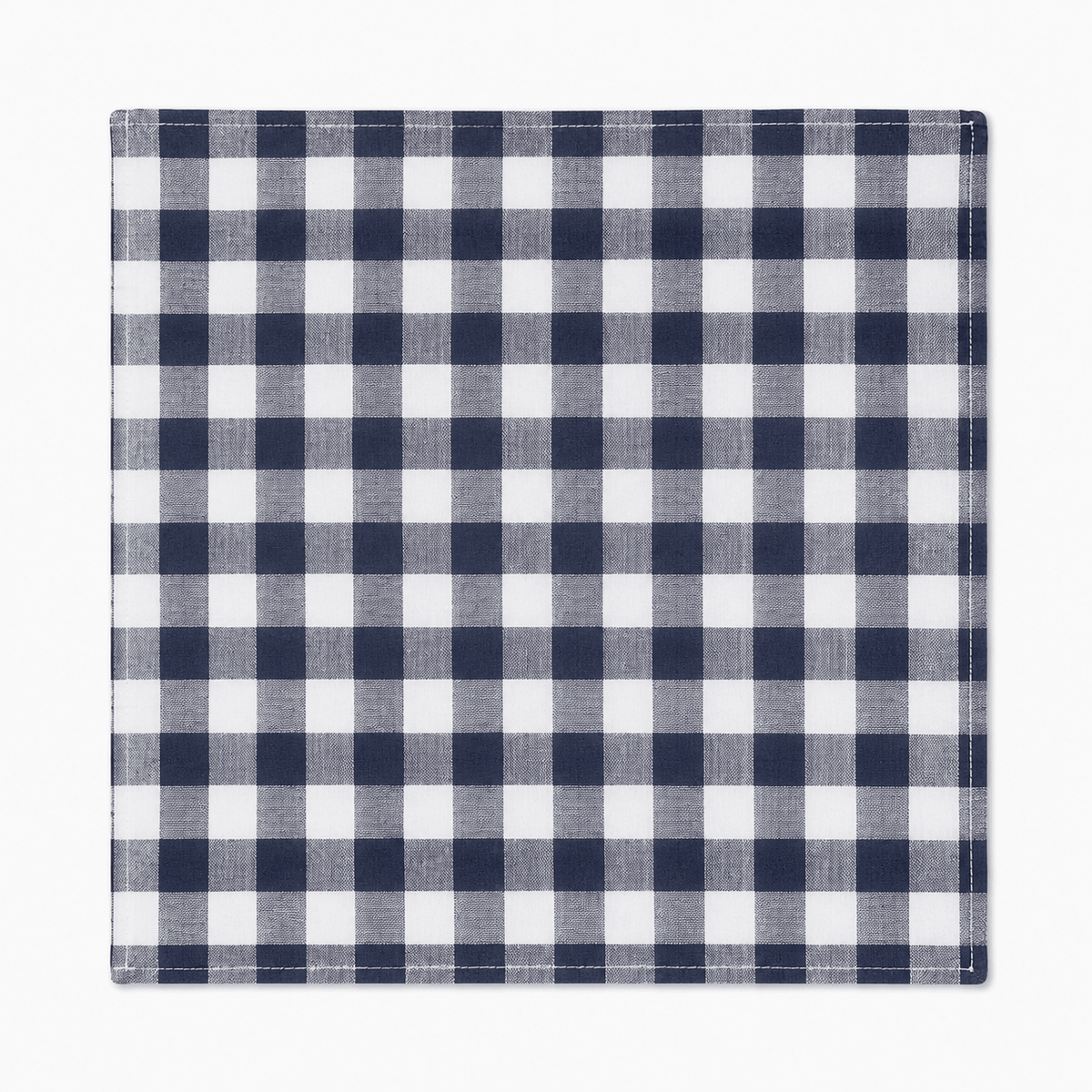 Serviettes vichy brodées - Lot de 6 - LPC