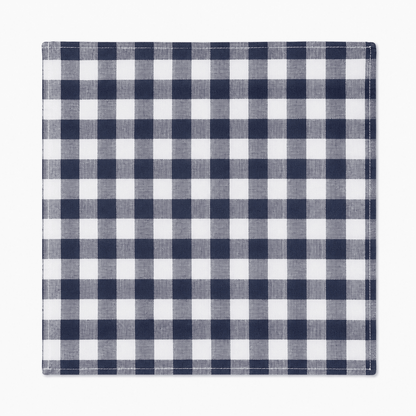 Serviettes vichy brodées - Lot de 6 - LPC